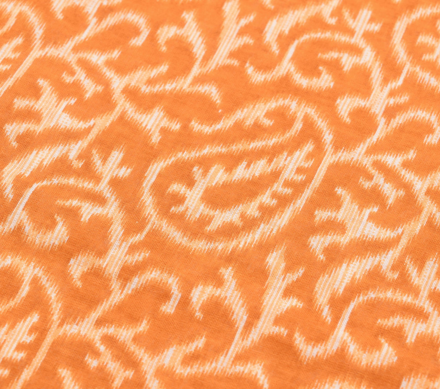 Sushila Vintage Mustard Paisley Saree 100% Pure Cotton Printed Soft Craft Fabric