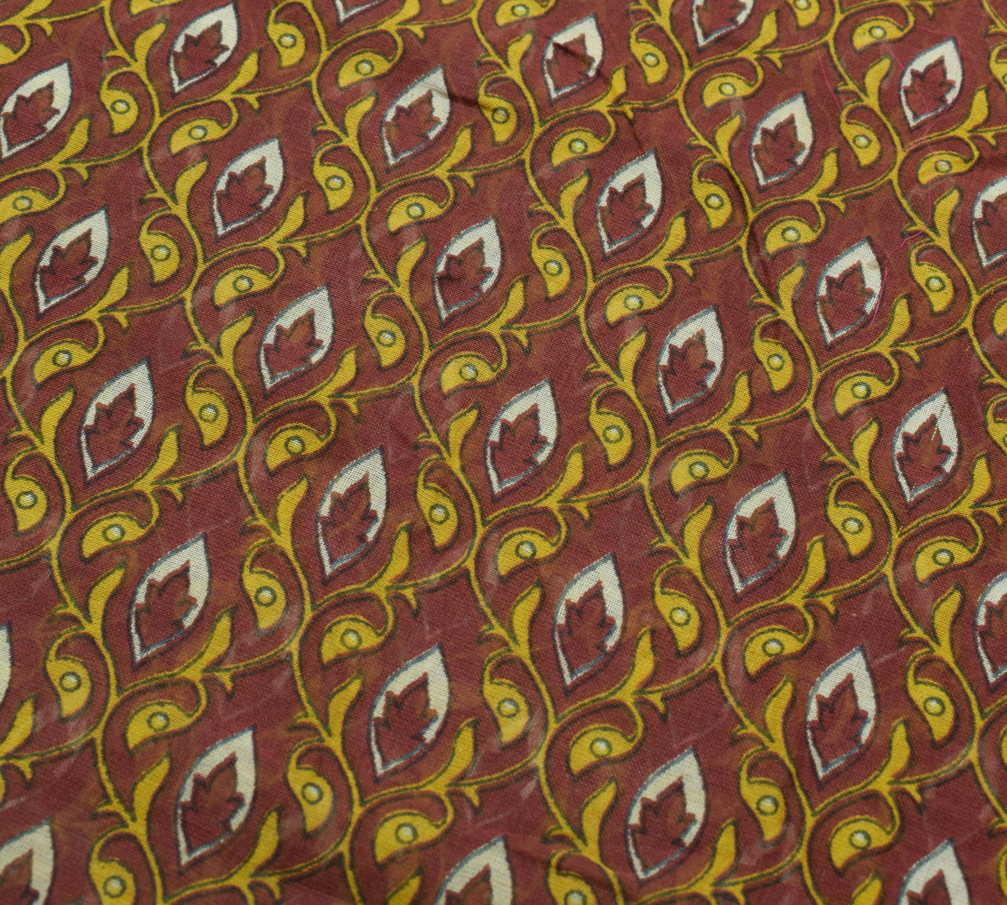 Sushila Vintage Maroon Daily Wear Saree  Pure Cotton Printed Soft Craft Fabric