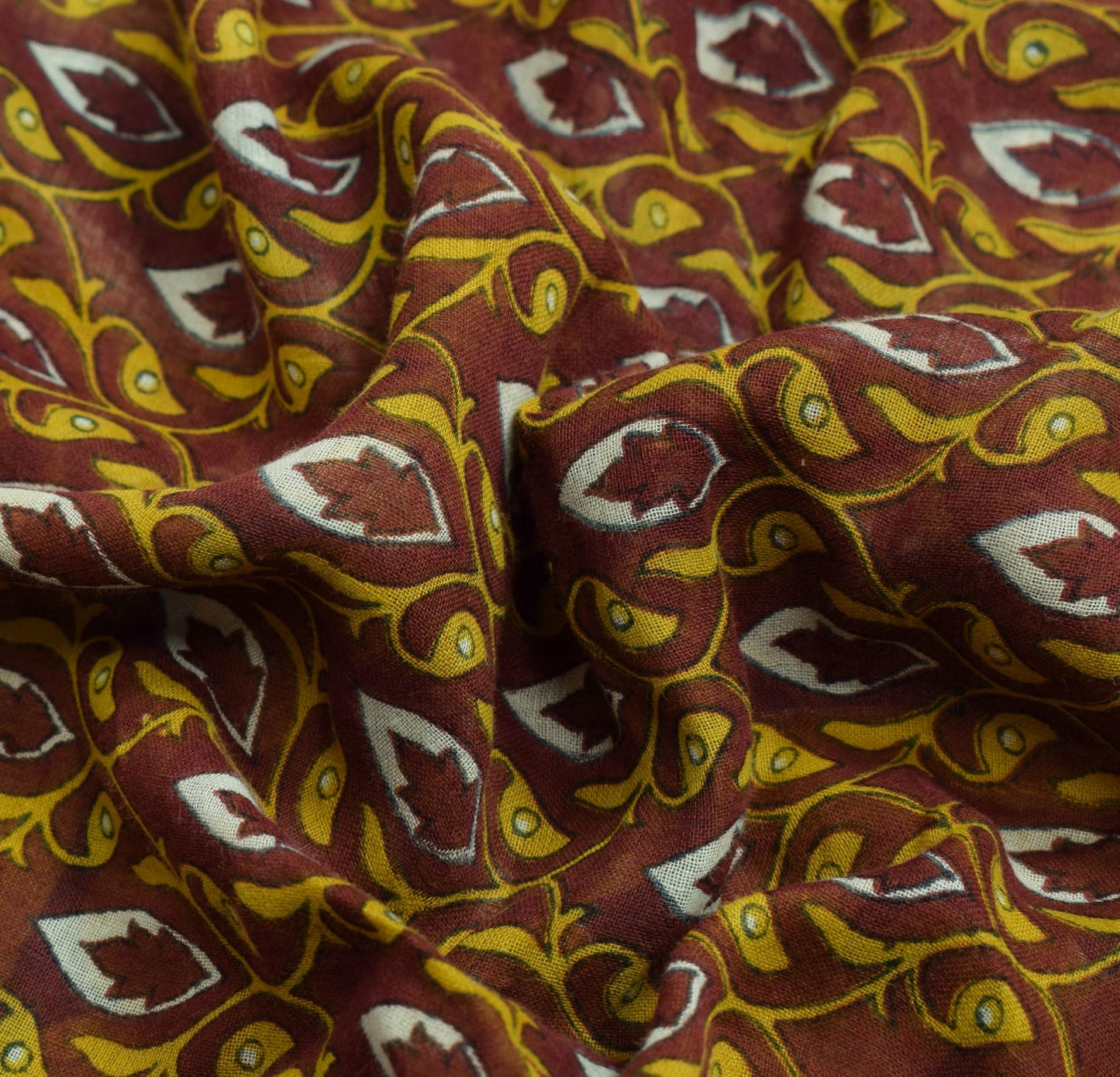 Sushila Vintage Maroon Daily Wear Saree  Pure Cotton Printed Soft Craft Fabric