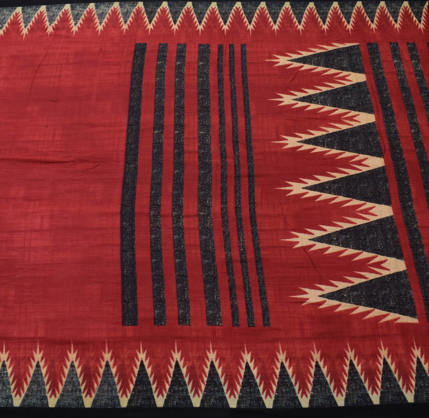 Sushila Vintage Maroon Saree 100% Pure Cotton Printed Soft Craft Indian  Fabric