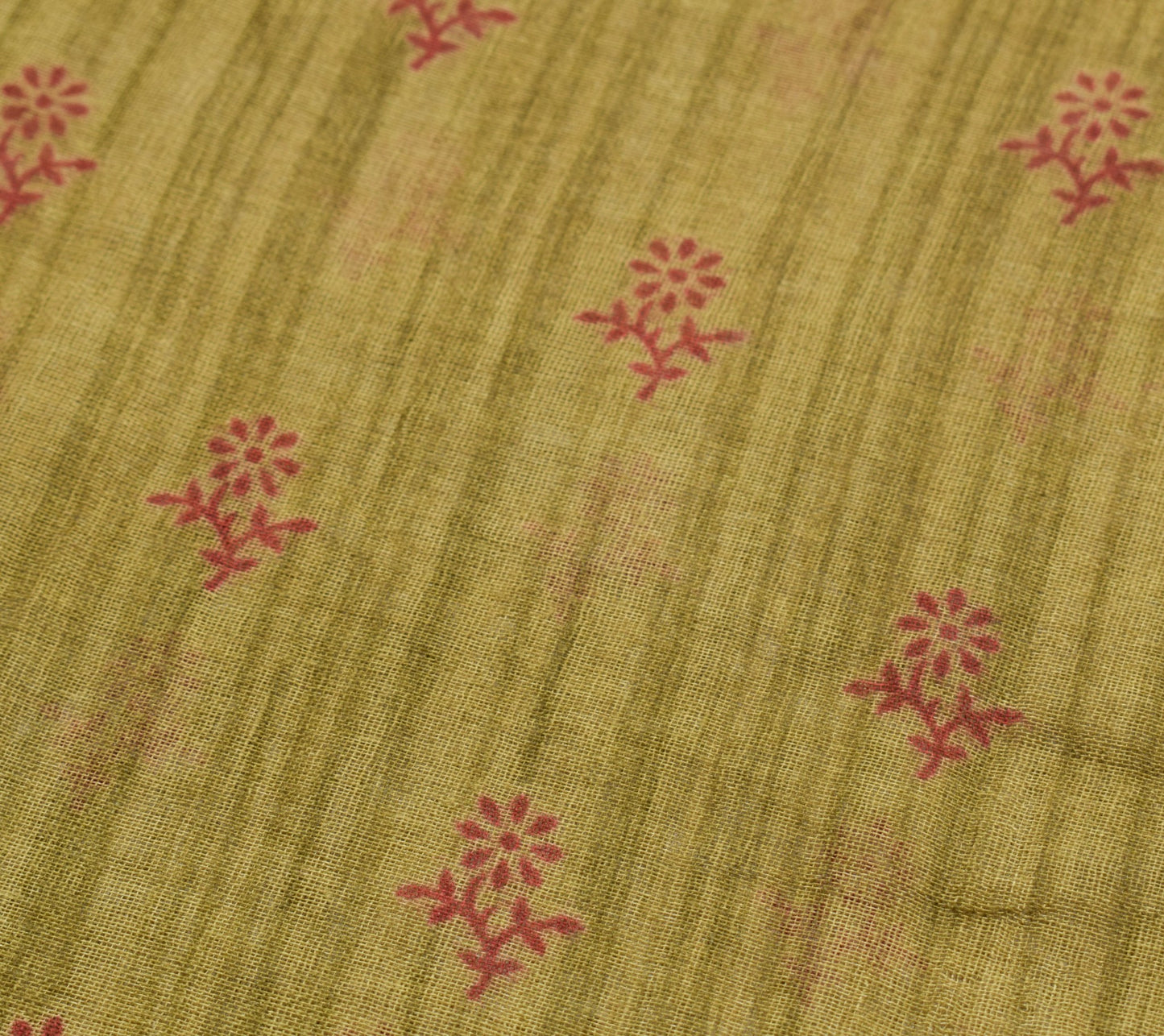Sushila Vintage Floral Indian Women Saree 100% Pure Cotton Printed Craft Fabric