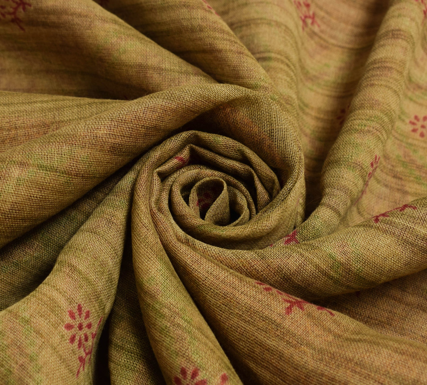 Sushila Vintage Floral Indian Women Saree 100% Pure Cotton Printed Craft Fabric