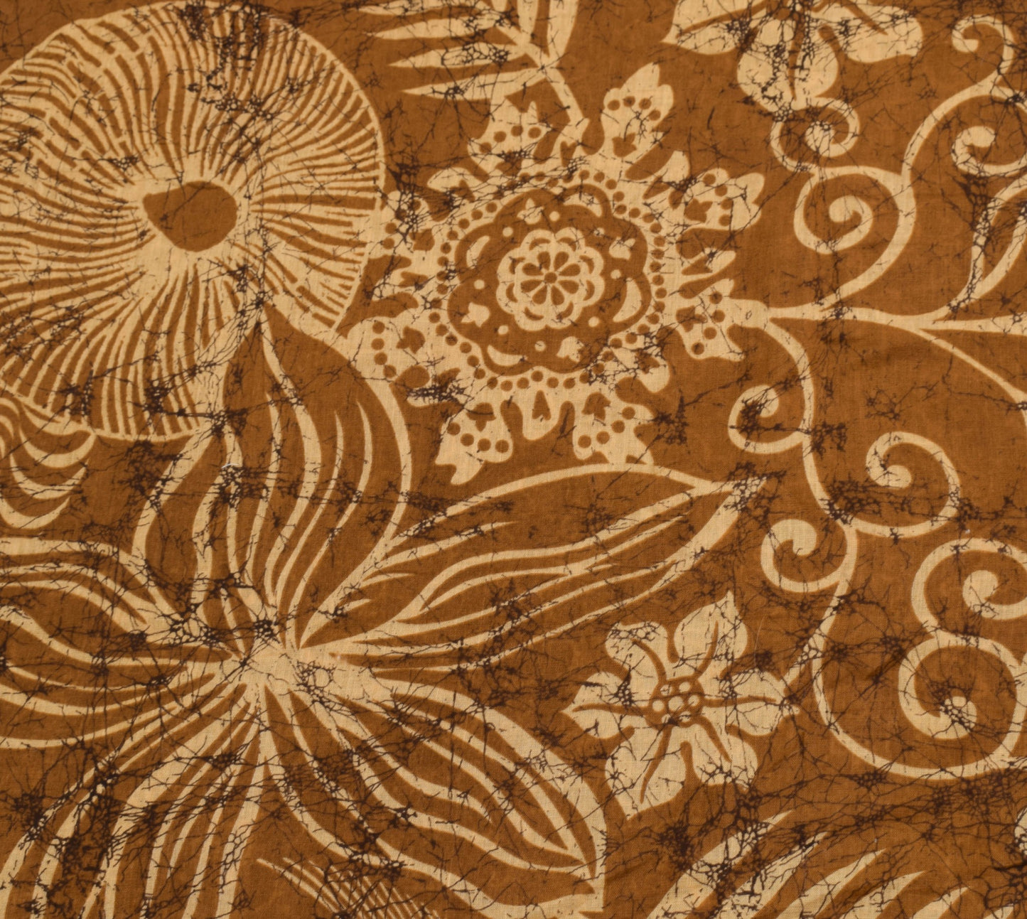 Sushila Vintage Brown Daily Wear Saree 100%Pure Cotton Printed Soft Craft Fabric