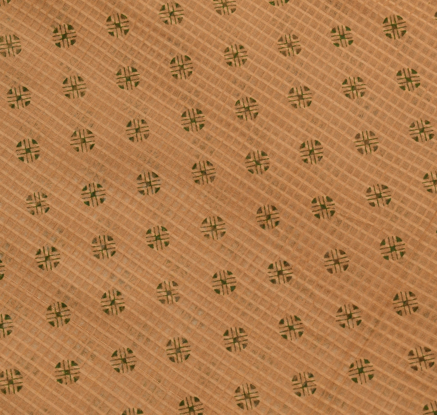 Sushila Vintage Brown Saree 100% Pure Cotton Printed Women Indian Craft Fabric