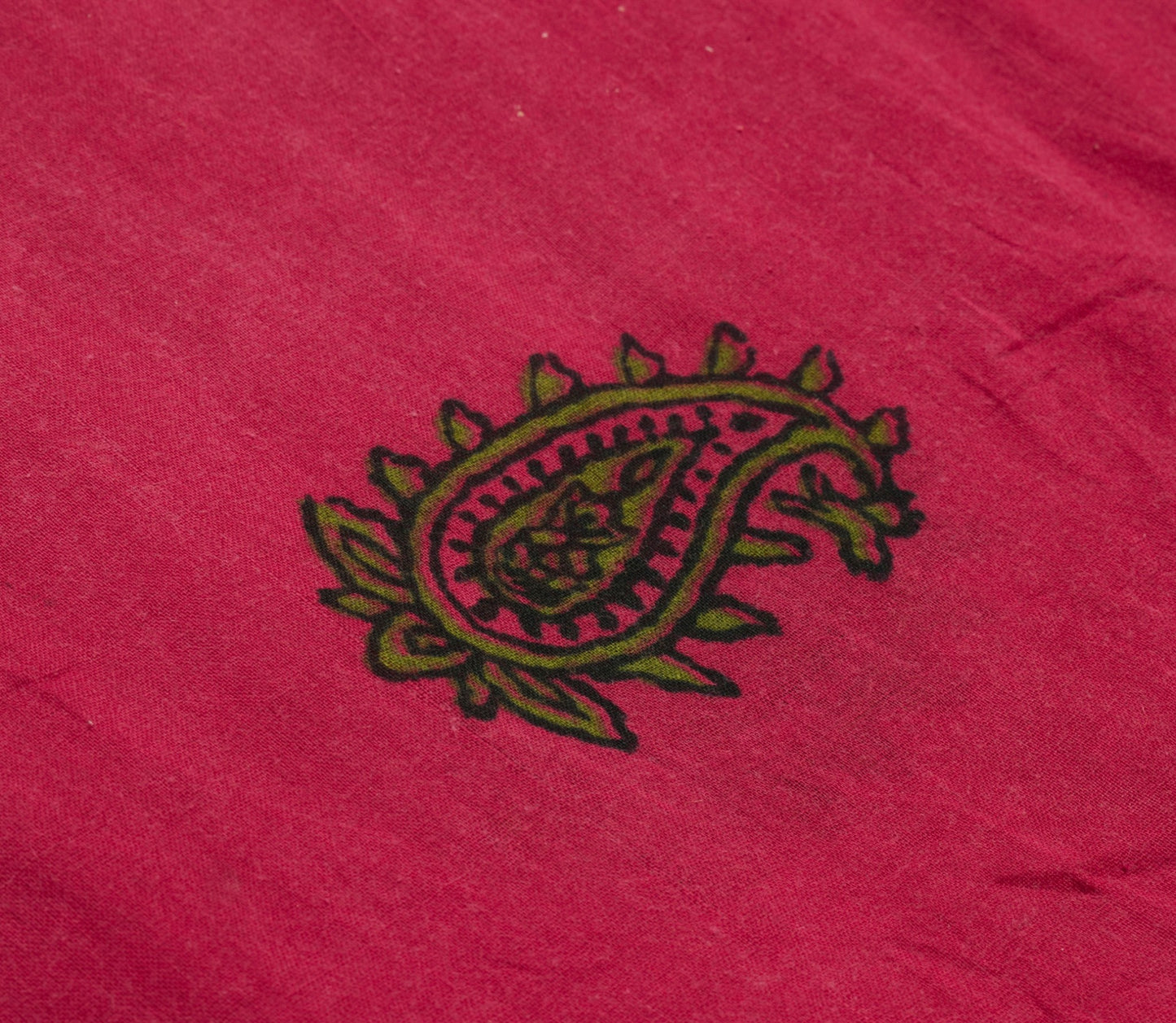 Sushila Vintage Maroon Saree Pure Cotton Hand Block Printed Soft Craft Fabric