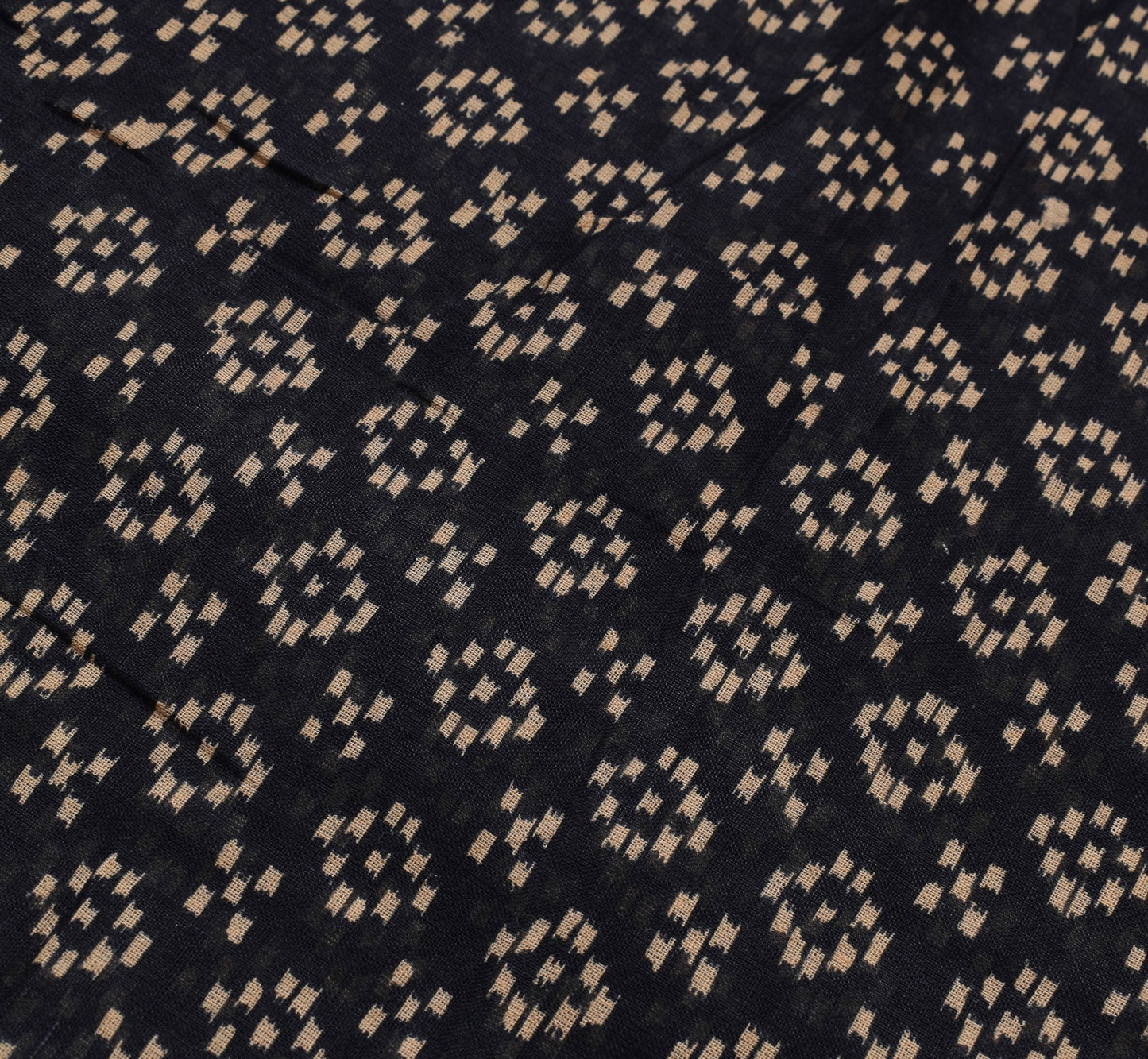 Sushila Vintage Black Saree 100% Pure Cotton Printed Daily Wear Craft Fabric