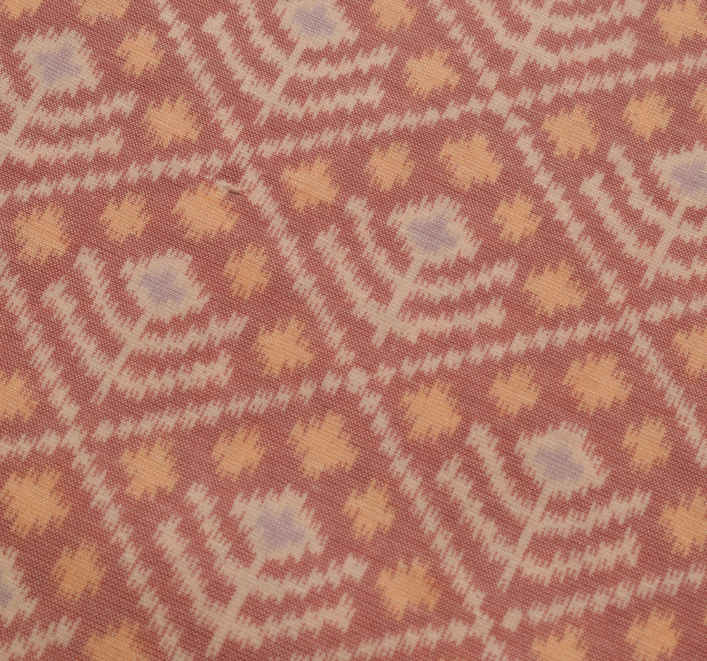 Sushila Vintage Saree 100% Pure Cotton Printed with Woven Border Craft Fabric