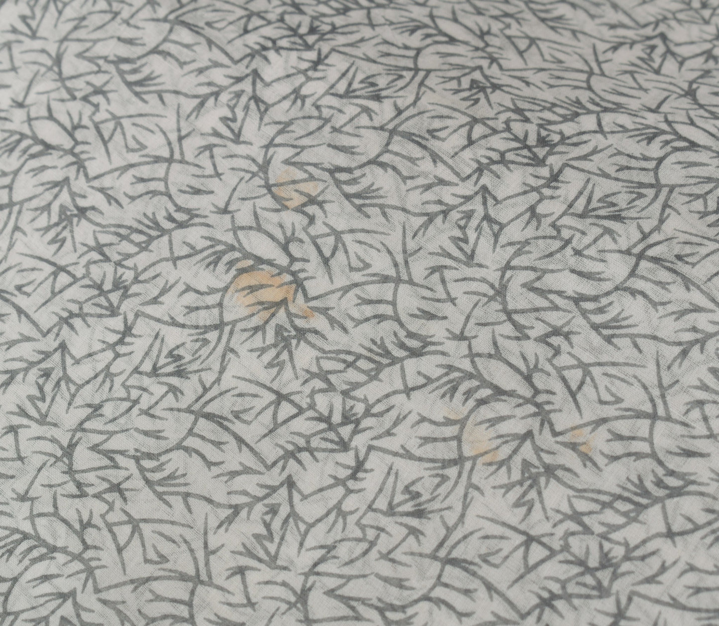 Sushila Vintage White Saree 100% Pure Cotton Printed Indian Paisley Craft Fabric