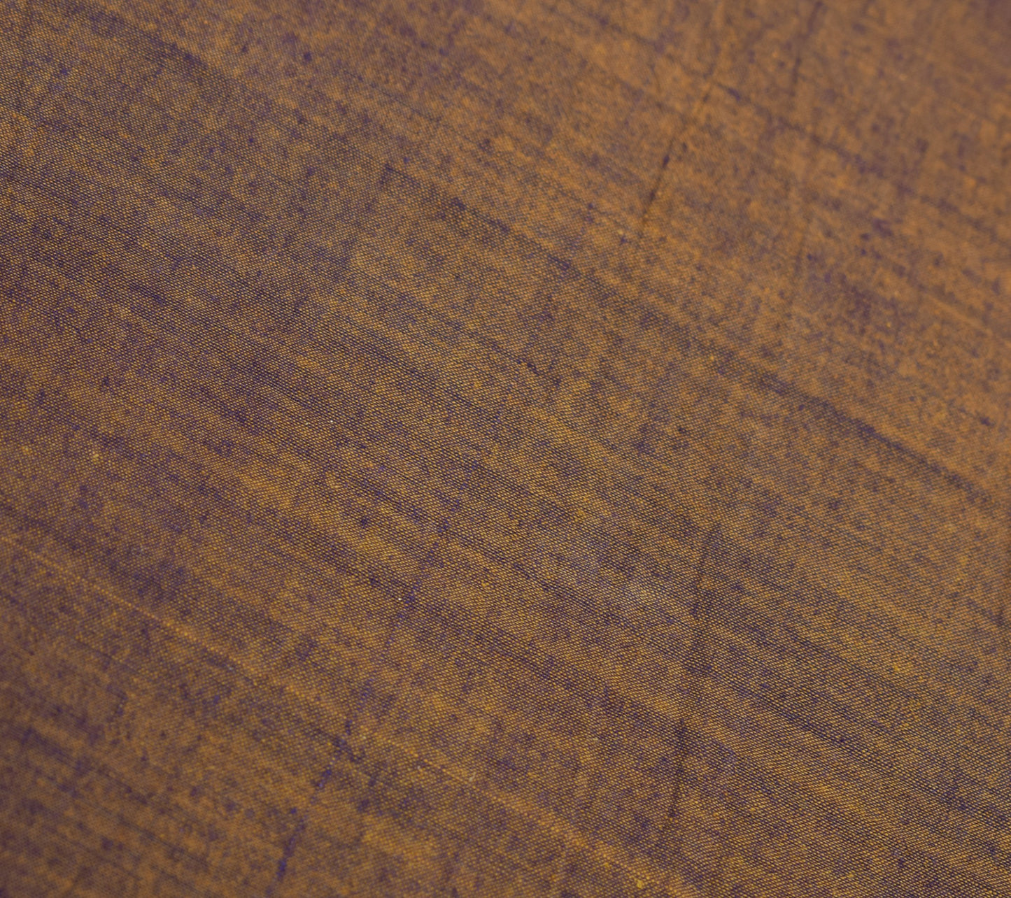 Sushila Vintage Mustard Blue Saree Pure Cotton Hand Woven Soft Sari Craft Fabric