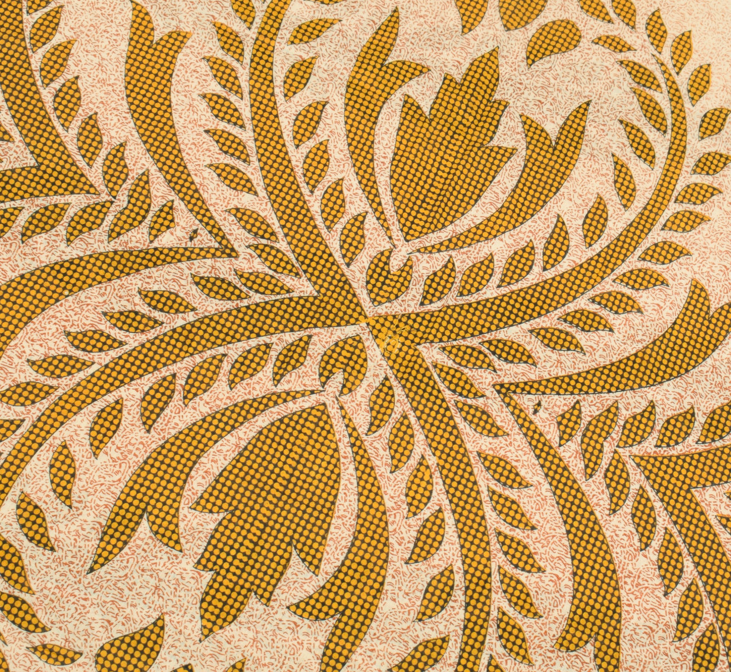 Sushila Vintage Floral Cream Saree 100% Pure Cotton Printed Soft Craft Fabric