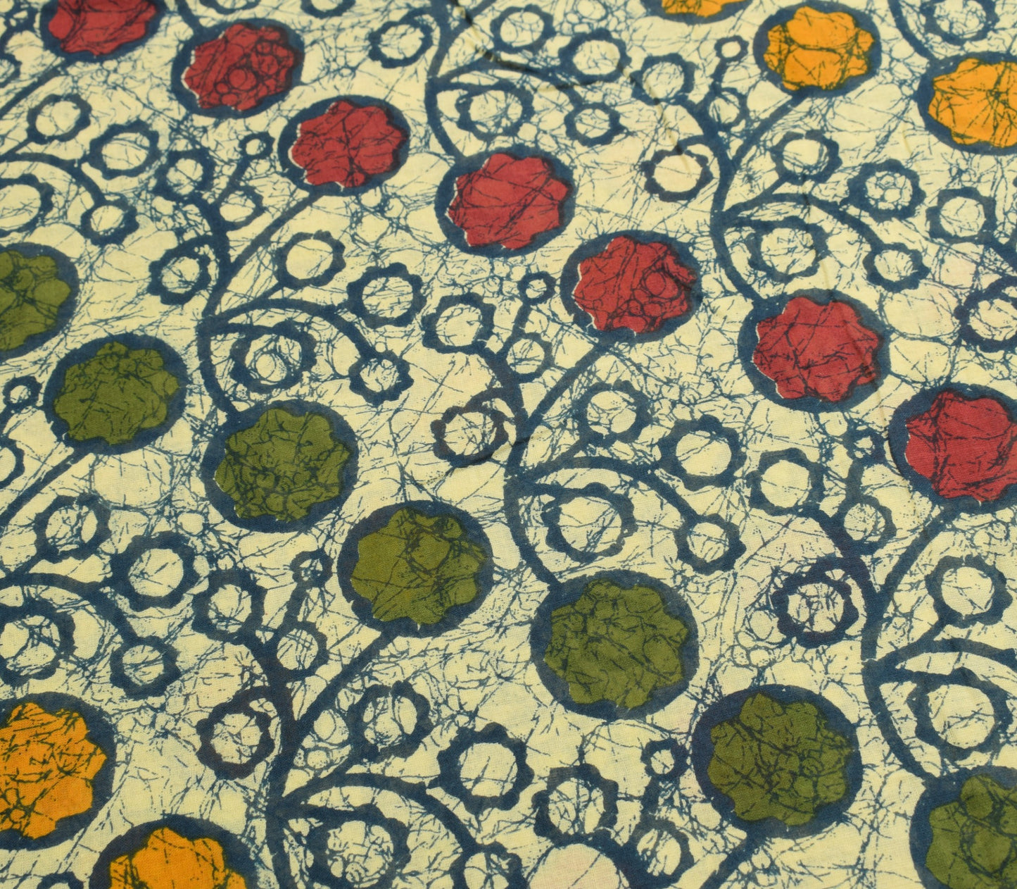 Sushila Vintage Cream Saree Pure Cotton Printed DailyWear Sari Soft Craft Fabric