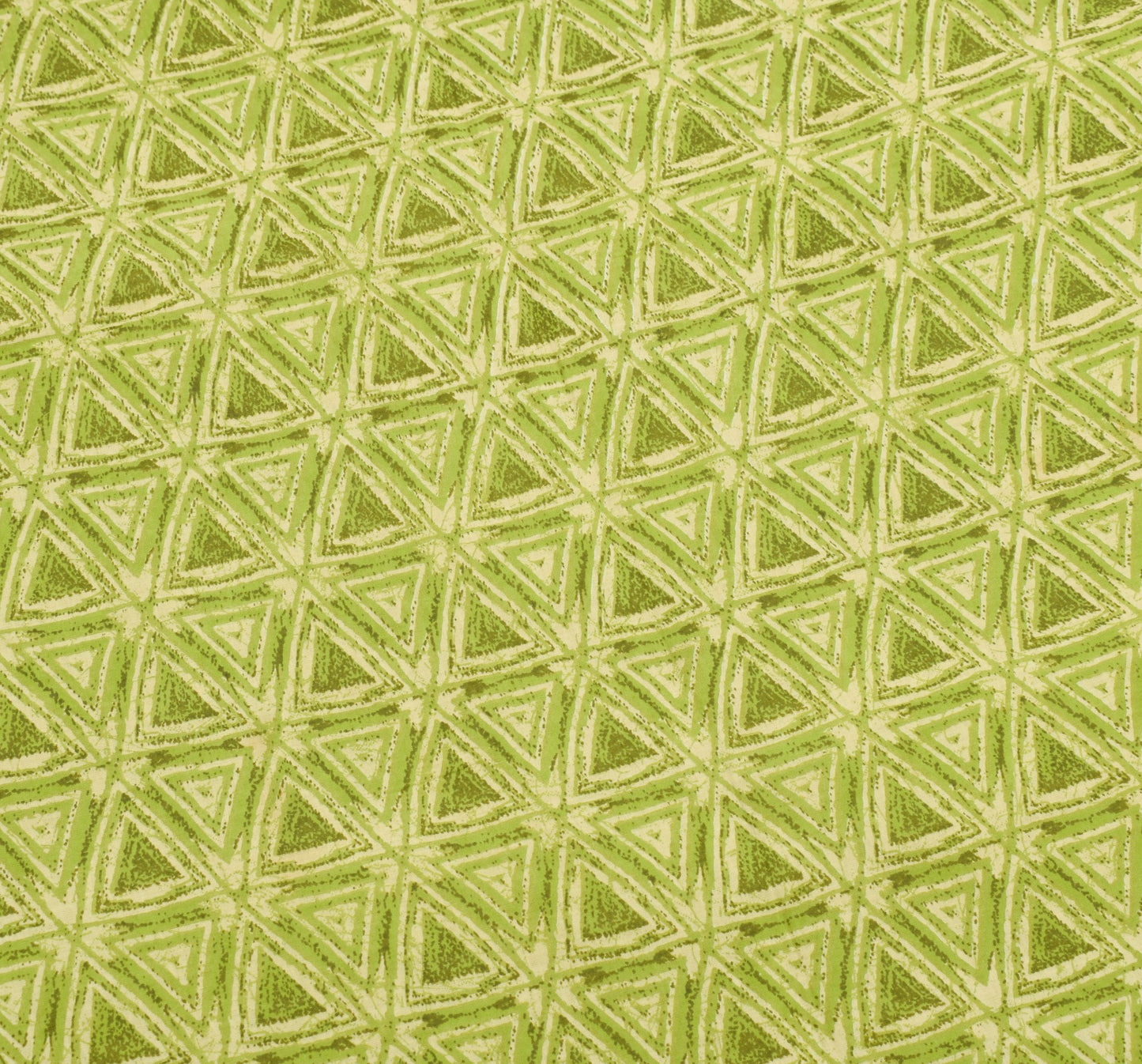 Sushila Vintage Geometrical Saree Pure Cotton Printed Green Soft Craft Fabric