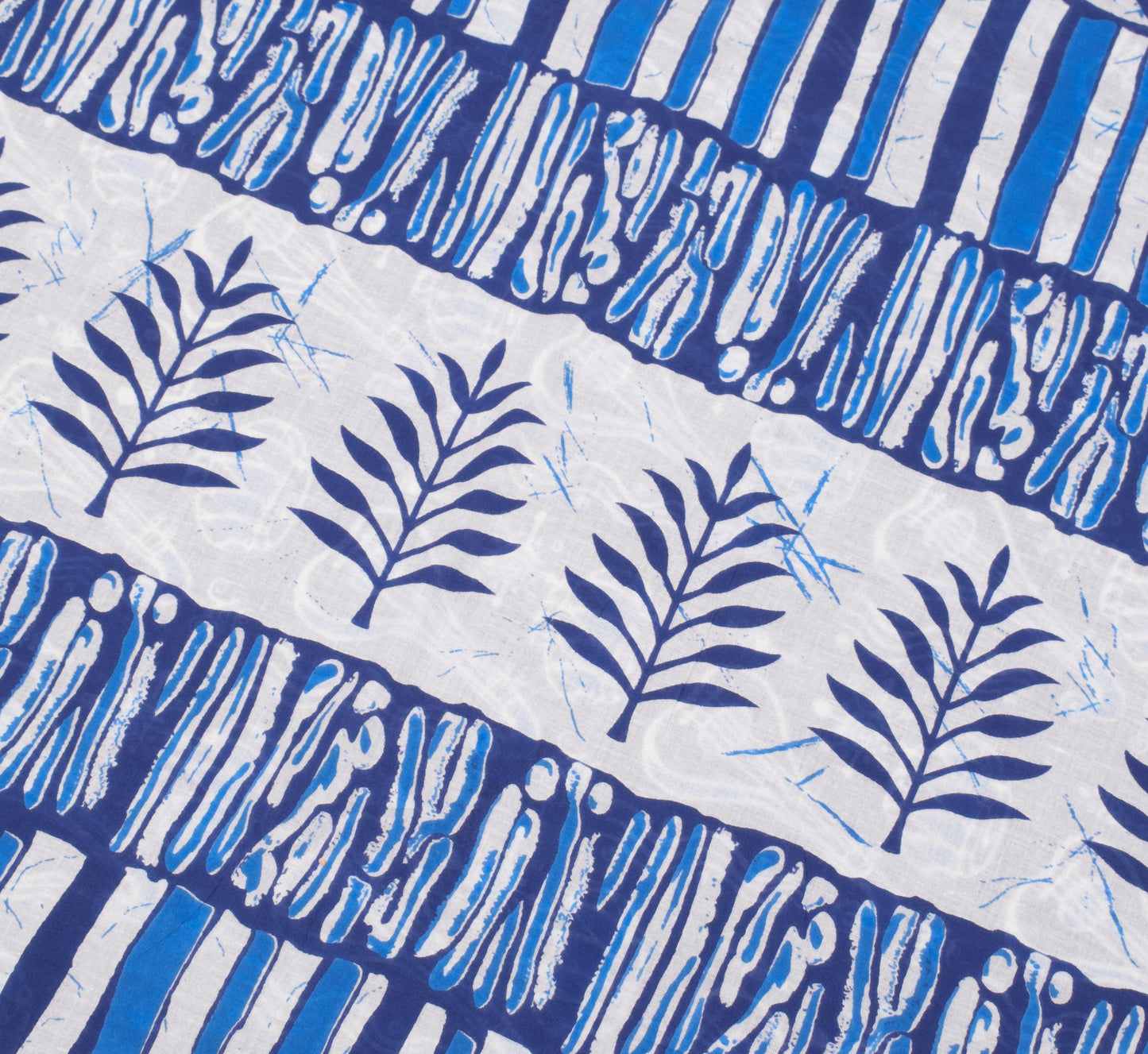 Sushila Vintage Instrumental Saree Pure Cotton Printed Blue Soft Craft Fabric