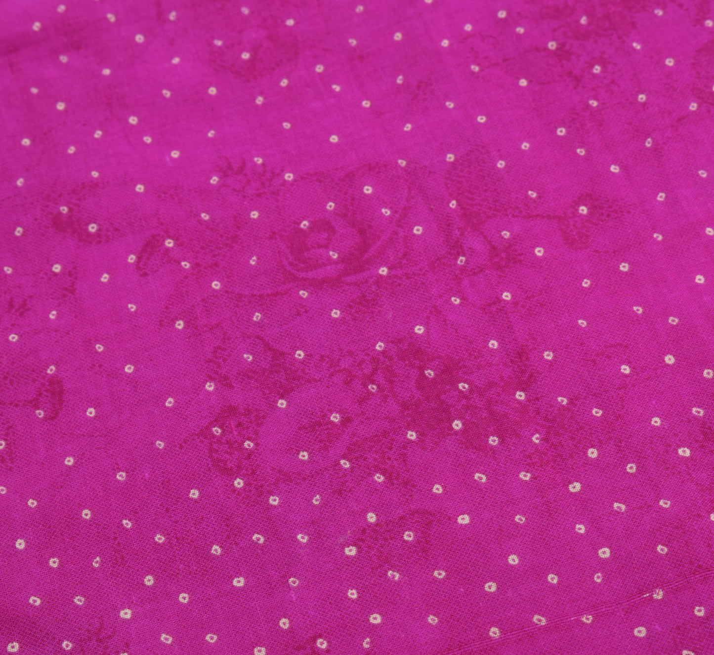 Sushila Vintage Purple Saree Pure Cotton Geomantic Floral Printed Soft Fabric