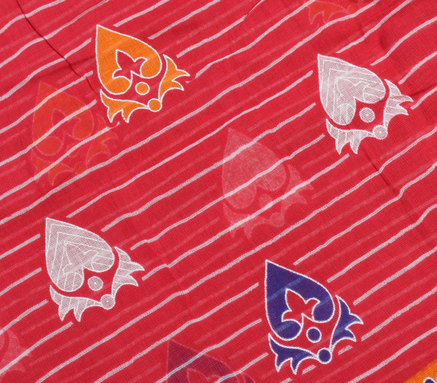 Sushila Vintage Dark Pink Saree 100%Pure Cotton Printed Geometrical Craft Fabric