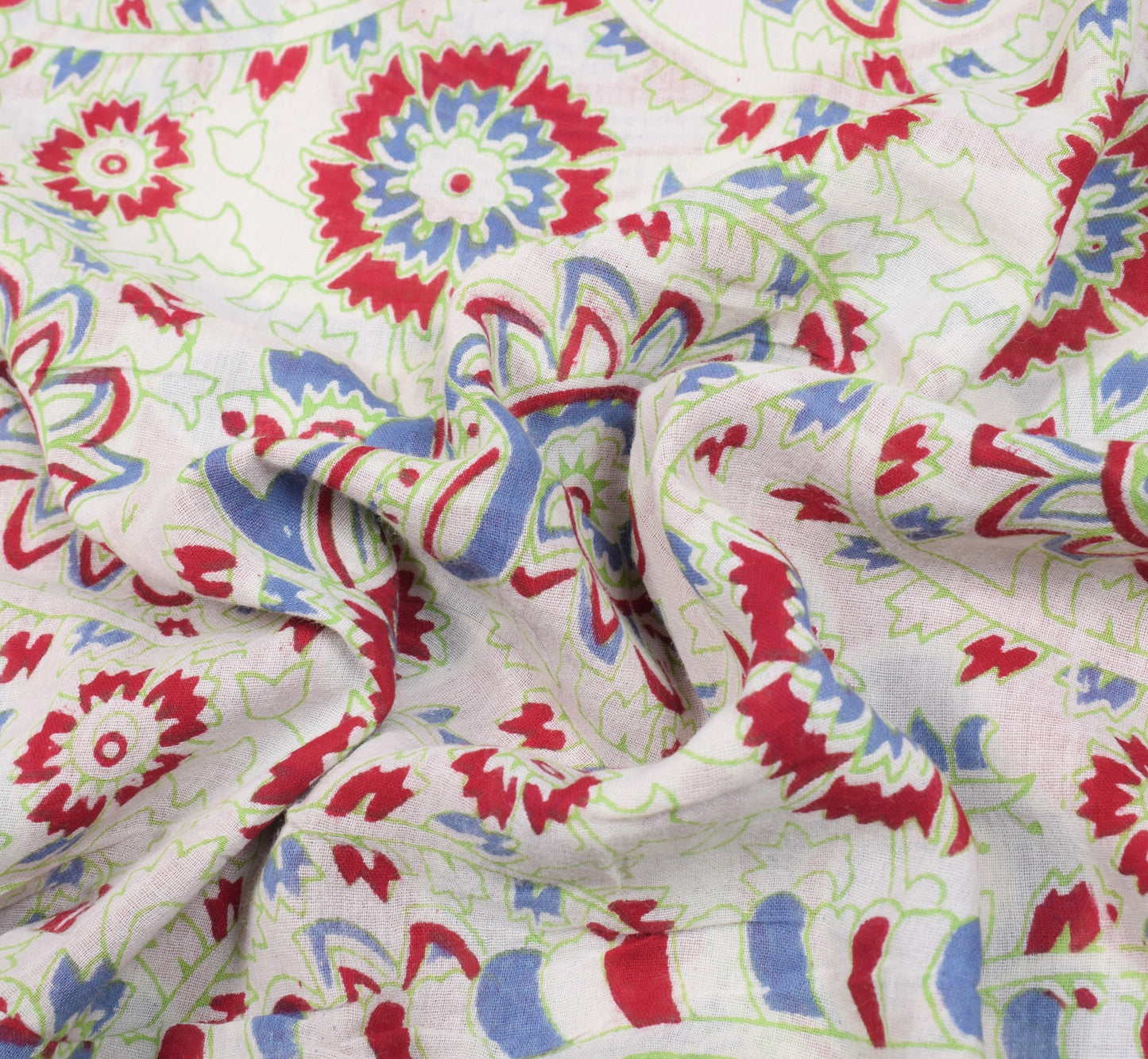 Sushila Vintage White Peacock Saree Pure Cotton Handmade Kalamkari Soft Fabric