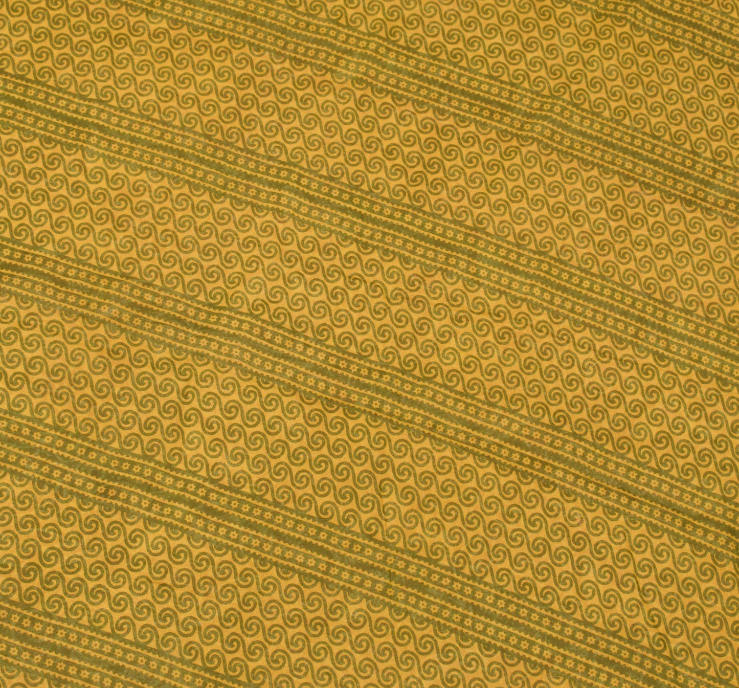 Sushila Vintage Mauve Paisley Saree 100% Pure Cotton Printed Soft Craft Fabric