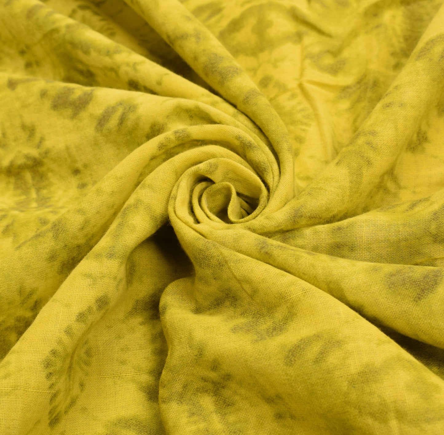 Sushila Vintage Saree 100% Pure Cotton Green Abstract Printed Soft Craft Fabric