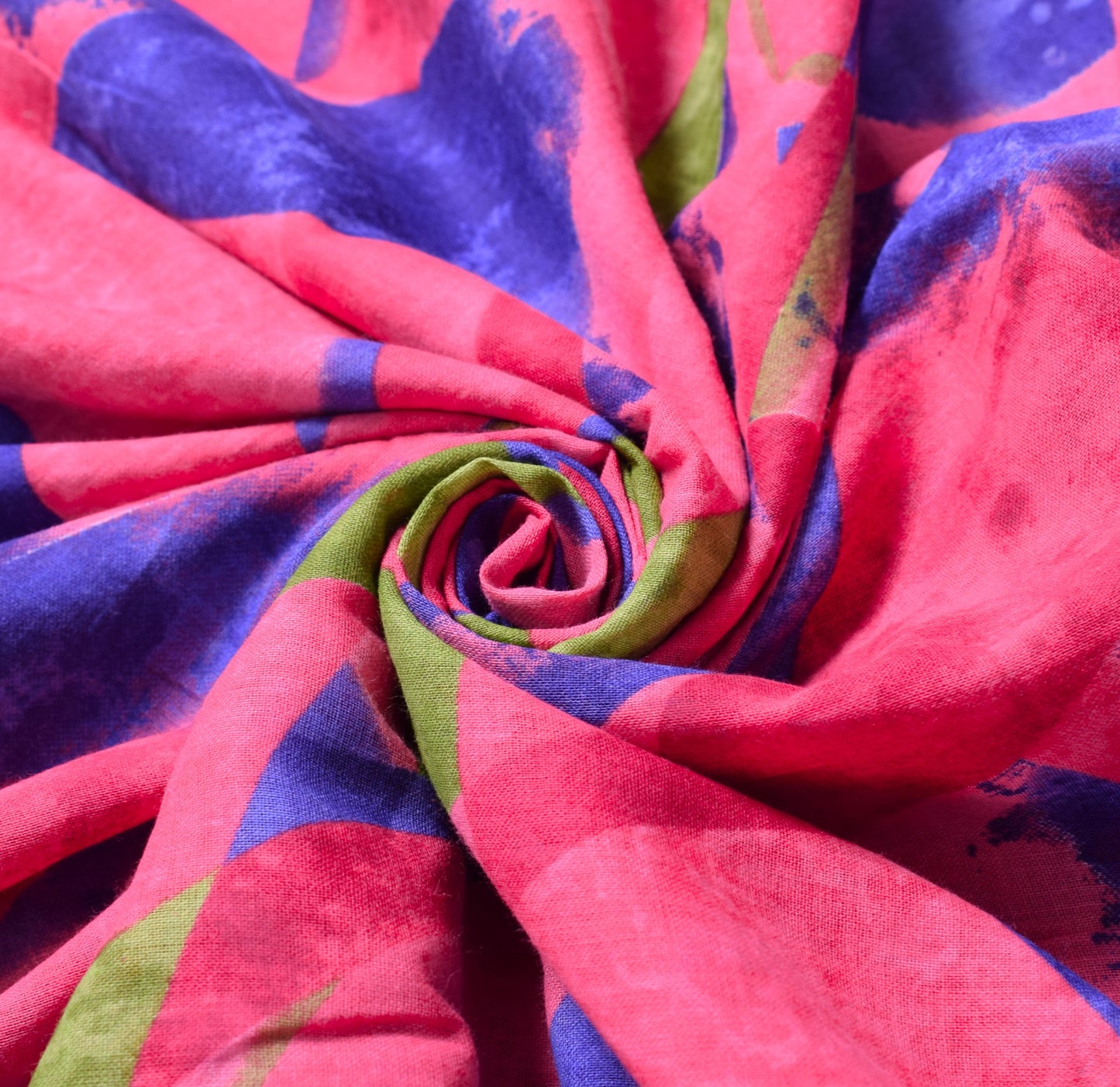 Sushila Vintage Magenta Saree Pure Cotton Printed Daily Wear Soft Craft Fabric