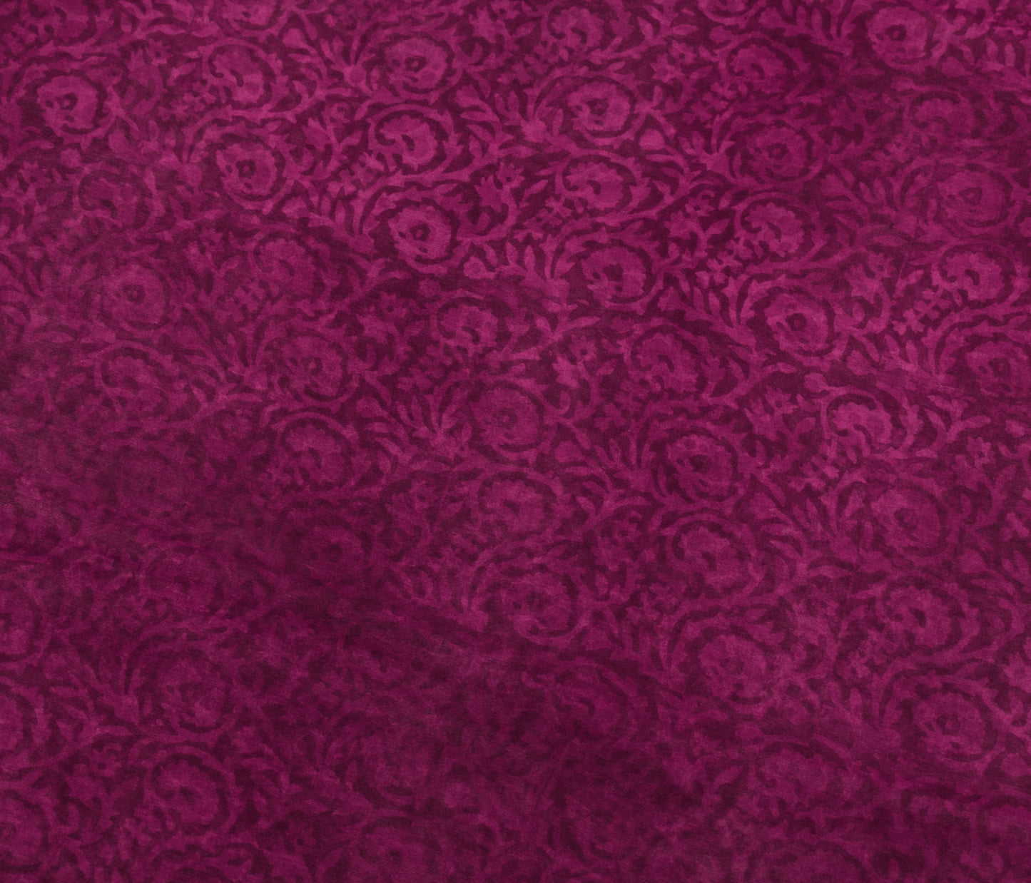 Sushila Vintage Magenta Saree  Pure Georgette Silk Printed Floral Craft Fabric