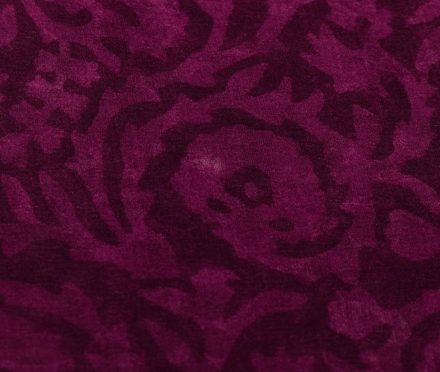 Sushila Vintage Magenta Saree  Pure Georgette Silk Printed Floral Craft Fabric