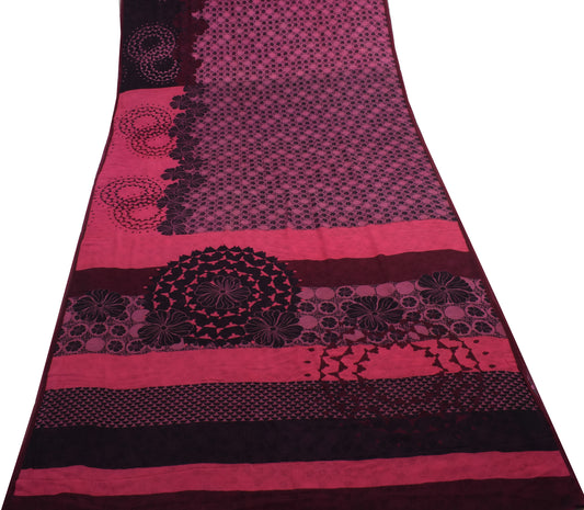 Sushila Vintage Multi-Color Branded Saree Pure Georgette Silk Printed Fabric