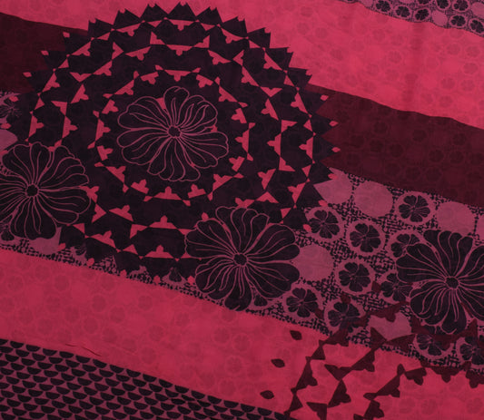 Sushila Vintage Multi-Color Branded Saree Pure Georgette Silk Printed Fabric