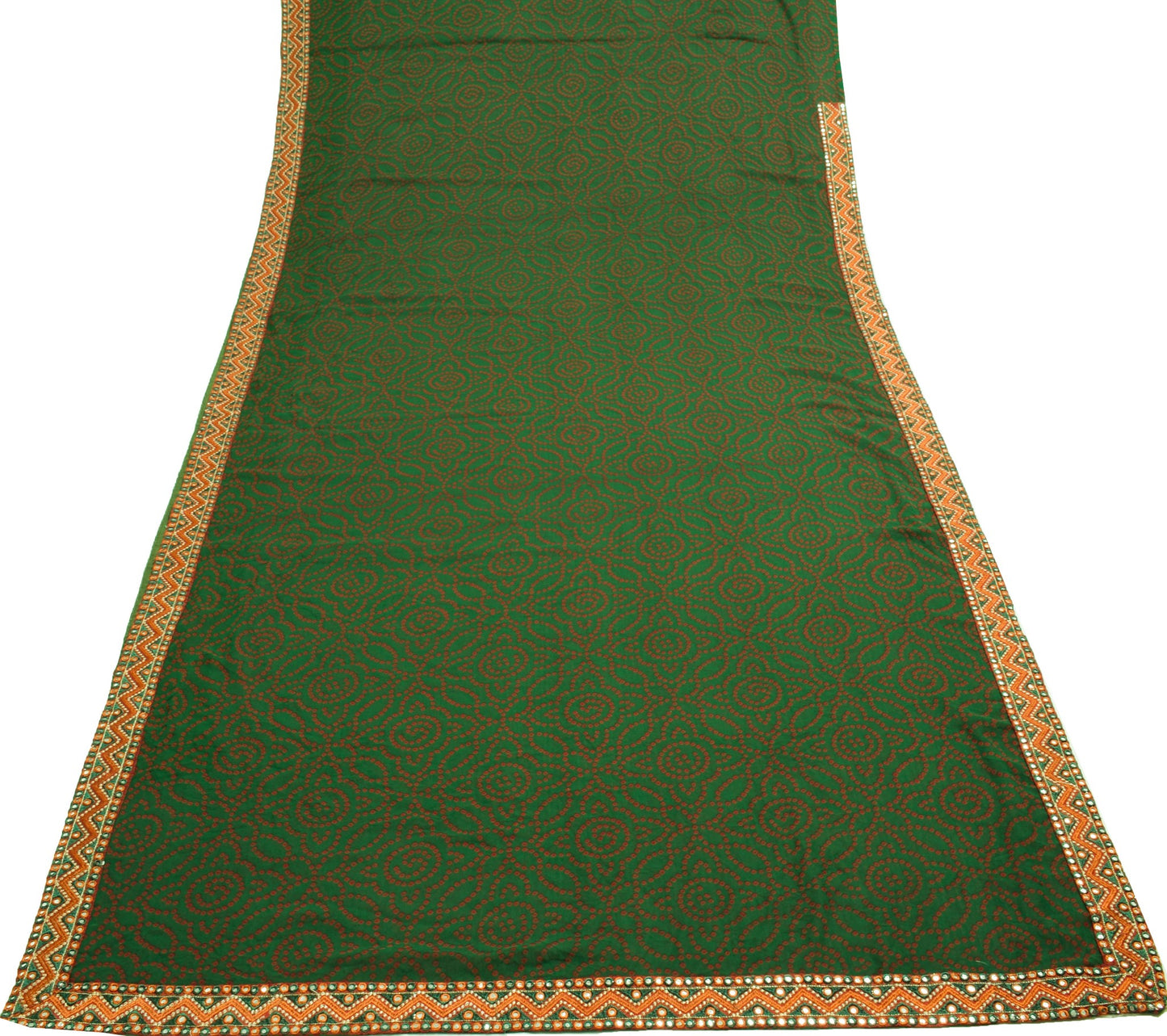 Sushila Vtg Georgette Bandhej Print Occasions Sarees For Rajasthani Bandhani