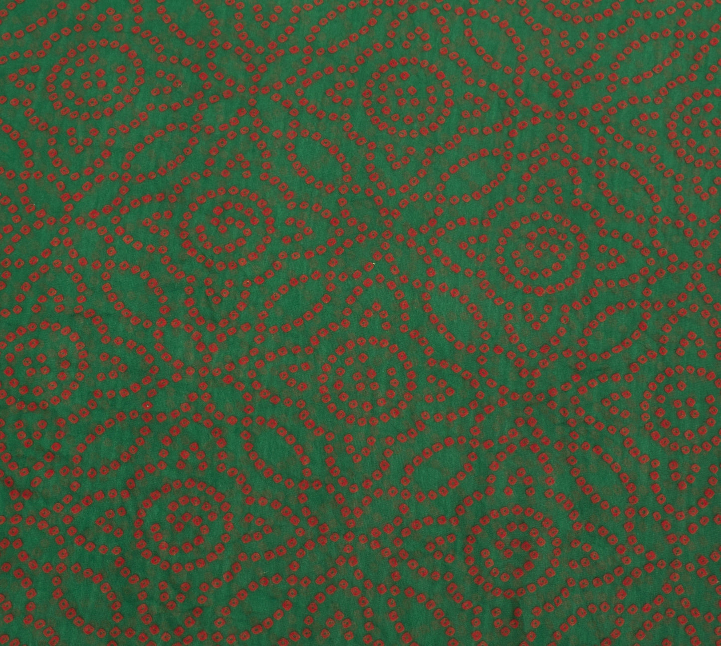 Sushila Vtg Georgette Bandhej Print Occasions Sarees For Rajasthani Bandhani