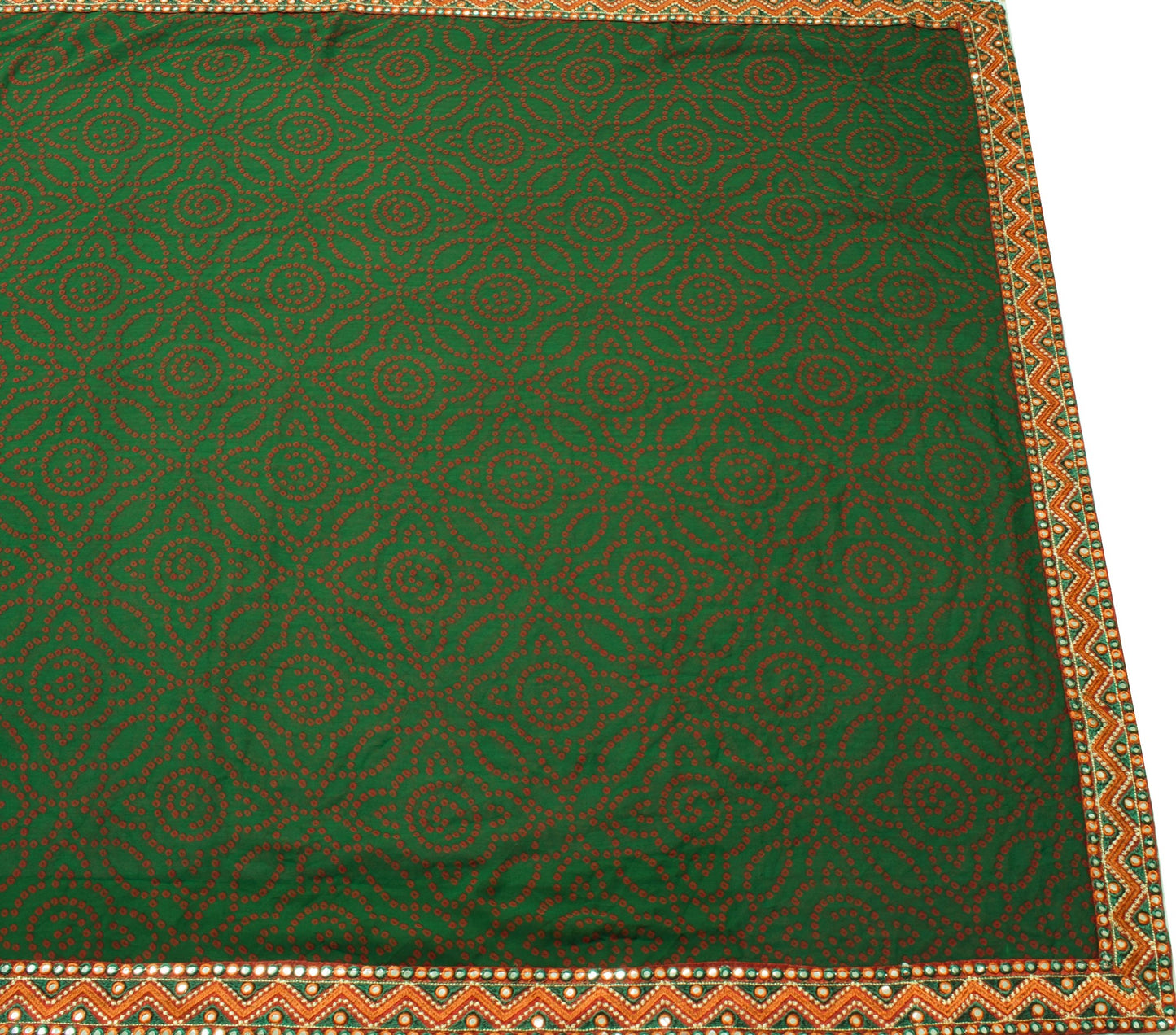 Sushila Vtg Georgette Bandhej Print Occasions Sarees For Rajasthani Bandhani