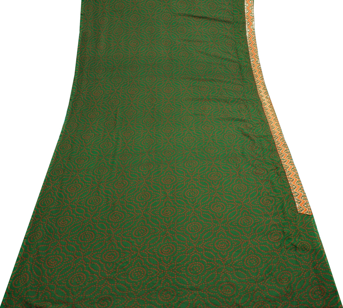 Sushila Vtg Georgette Bandhej Print Occasions Sarees For Rajasthani Bandhani