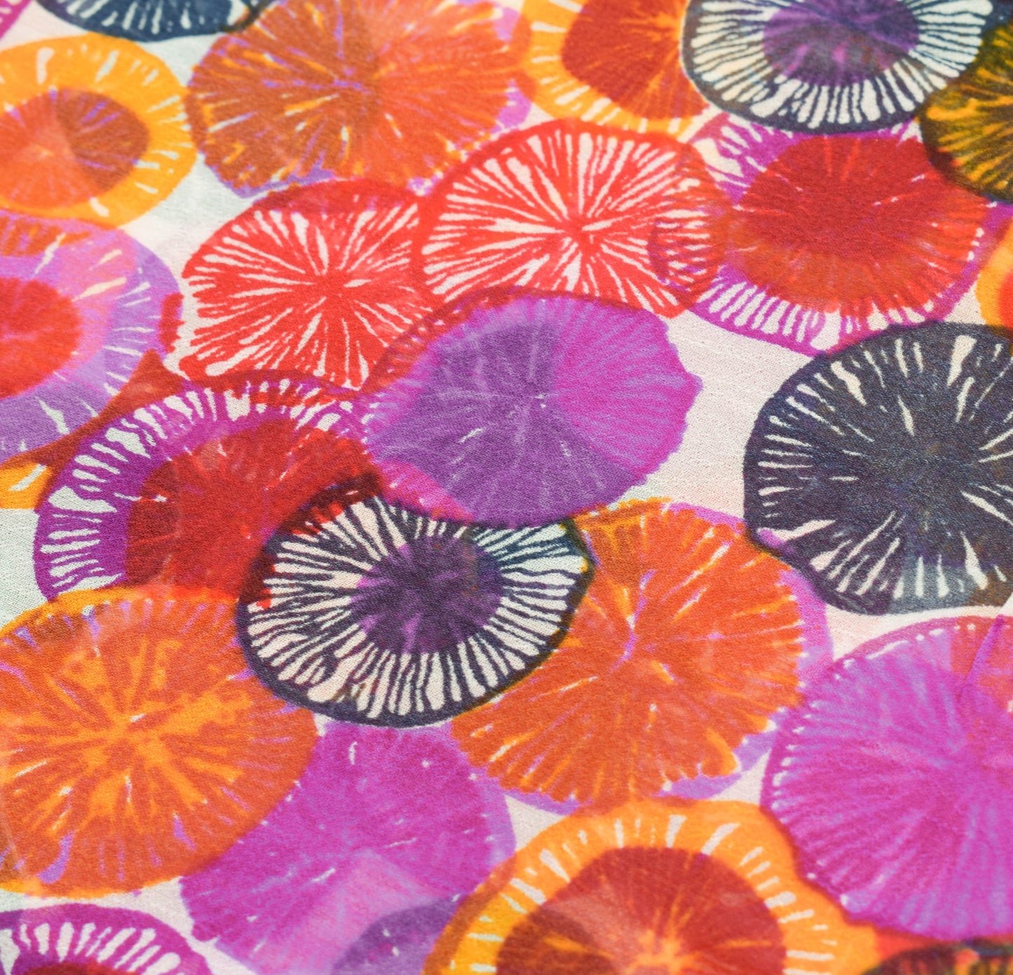 Sushila Vintage Saree 100% Pure Georgette Silk Printed White Dress Craft Fabric