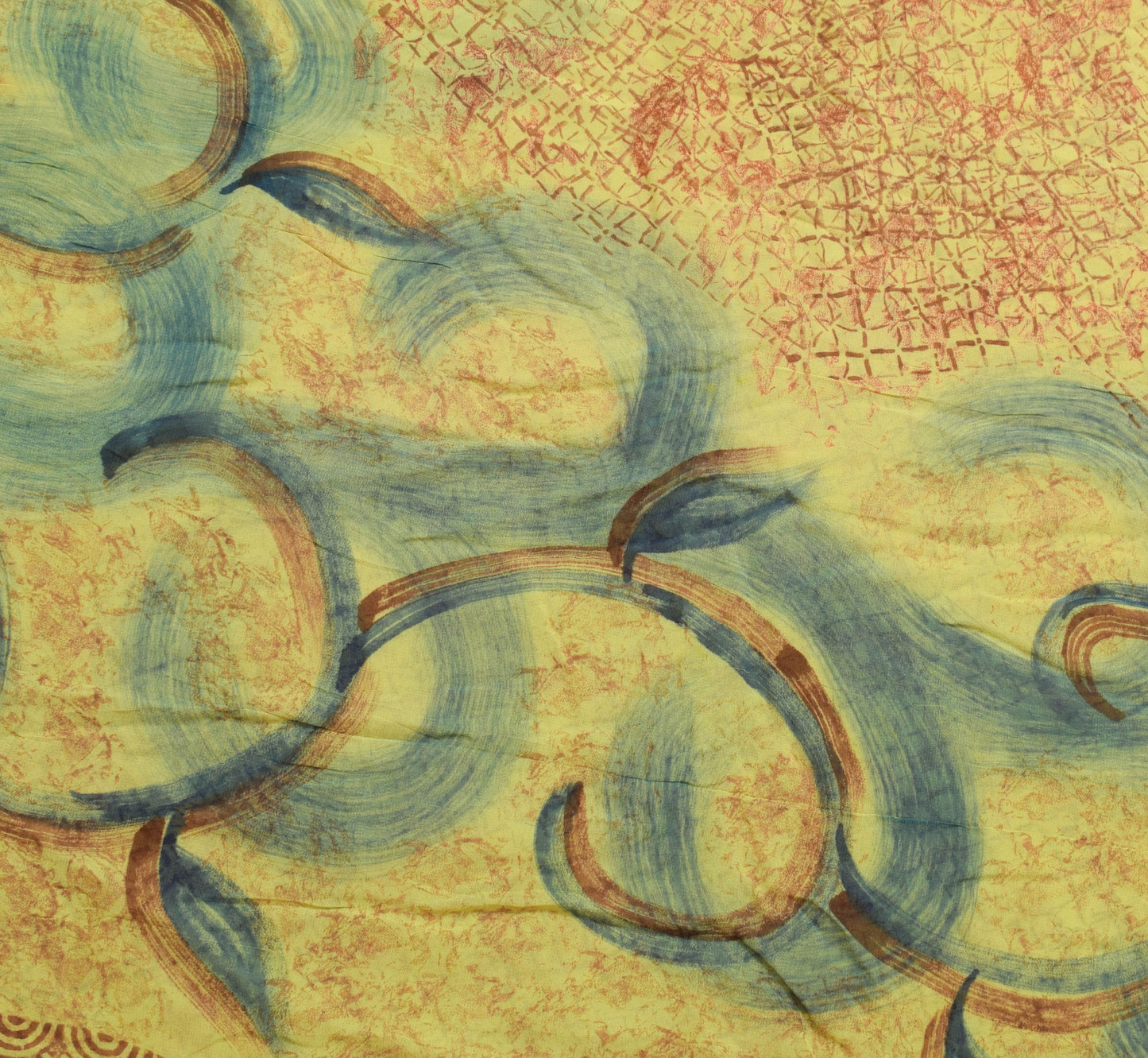 Sushila Vintage Daily Wear Saree 100% Pure Georgette Silk Printed Craft Fabric