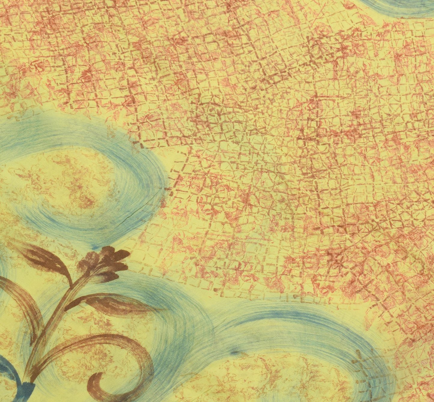 Sushila Vintage Daily Wear Saree 100% Pure Georgette Silk Printed Craft Fabric