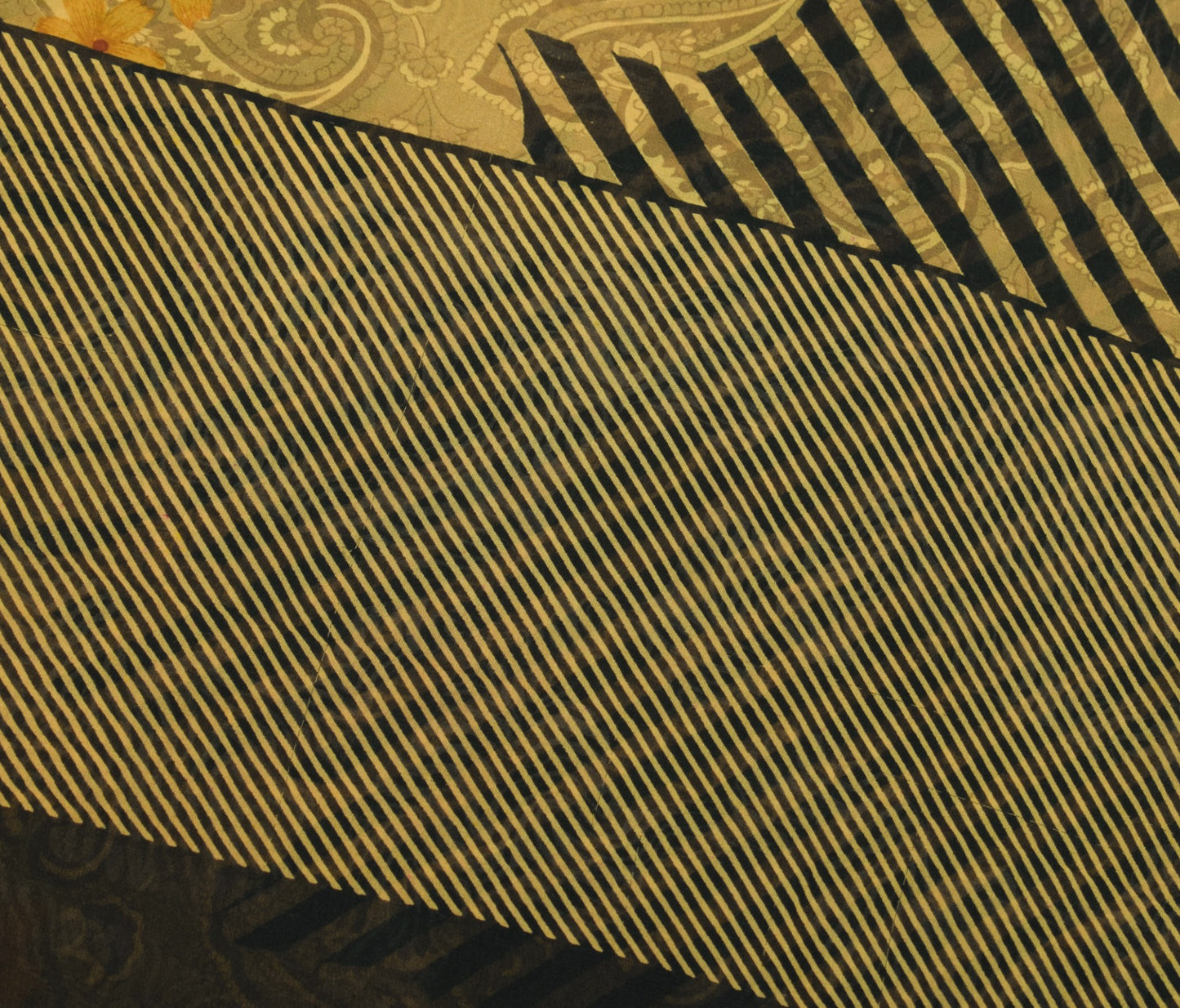 Sushila Vintage Polka Dot Saree Pure Georgette Silk Printed Black Craft Fabric