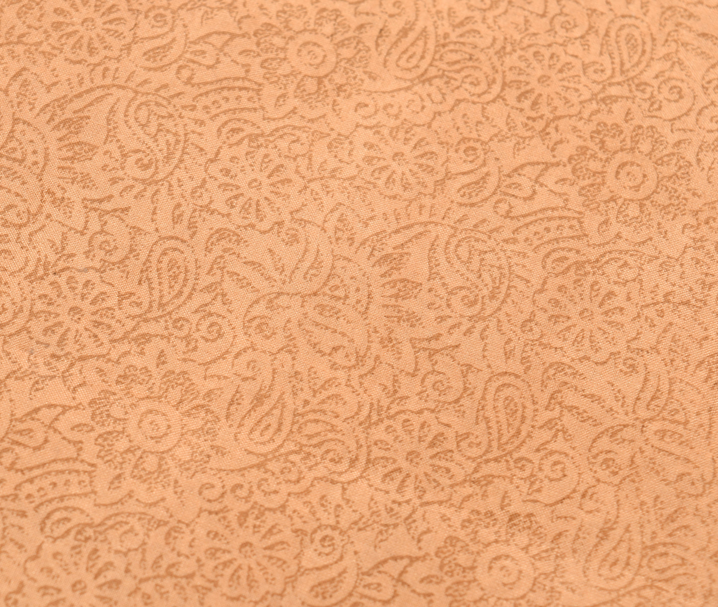 Sushila Vintage Brown Saree 100% Pure Silk Printed Floral Soft Craft Fabric