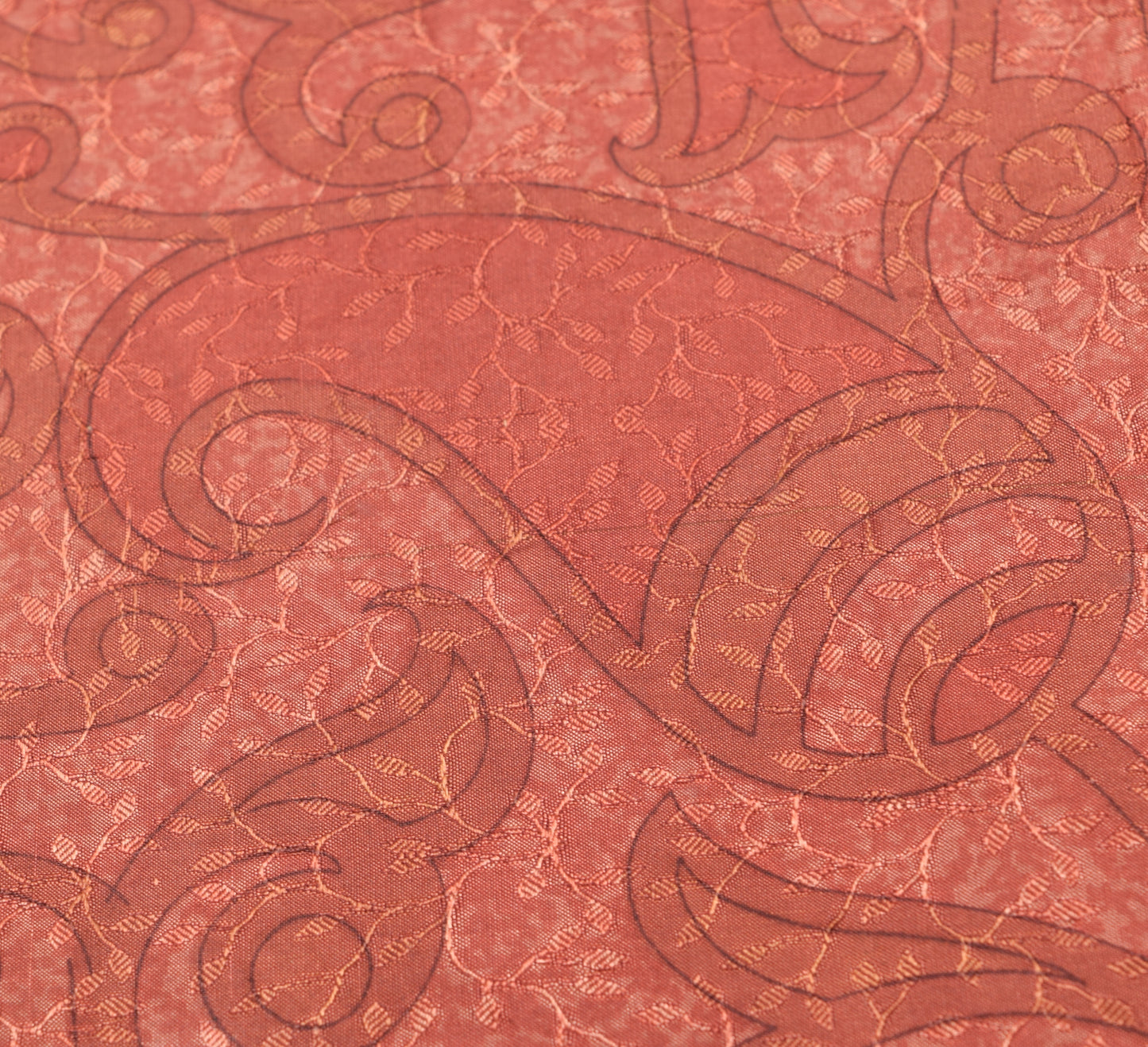 Sushila Vintage Saree 100% Pure Silk Printed & Woven Paisley Soft Craft Fabric