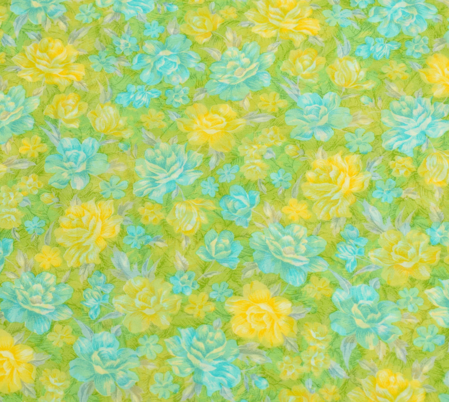 Sushila Vintage Green Floral Saree Pure Chiffon Silk Printed Soft Craft Fabric