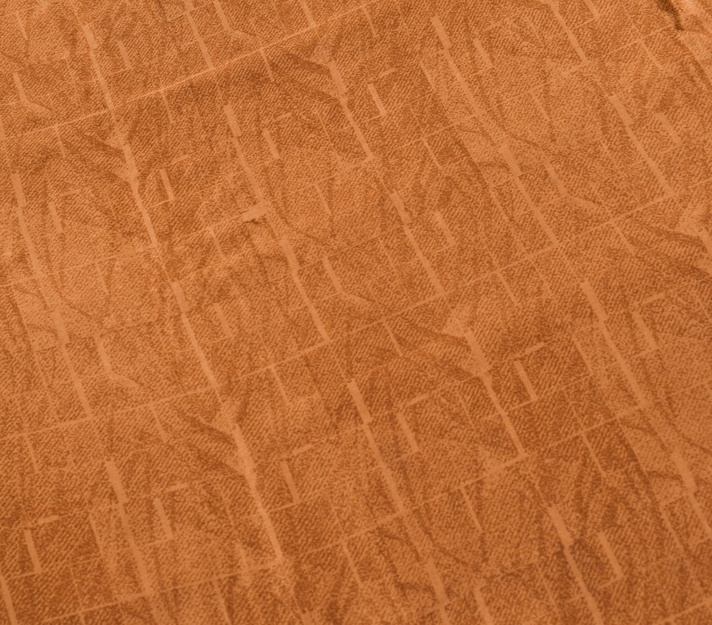 Sushila Vintage Brown Saree 100% Pure Chinnon Silk Printed 6Yd Soft Craft Fabric