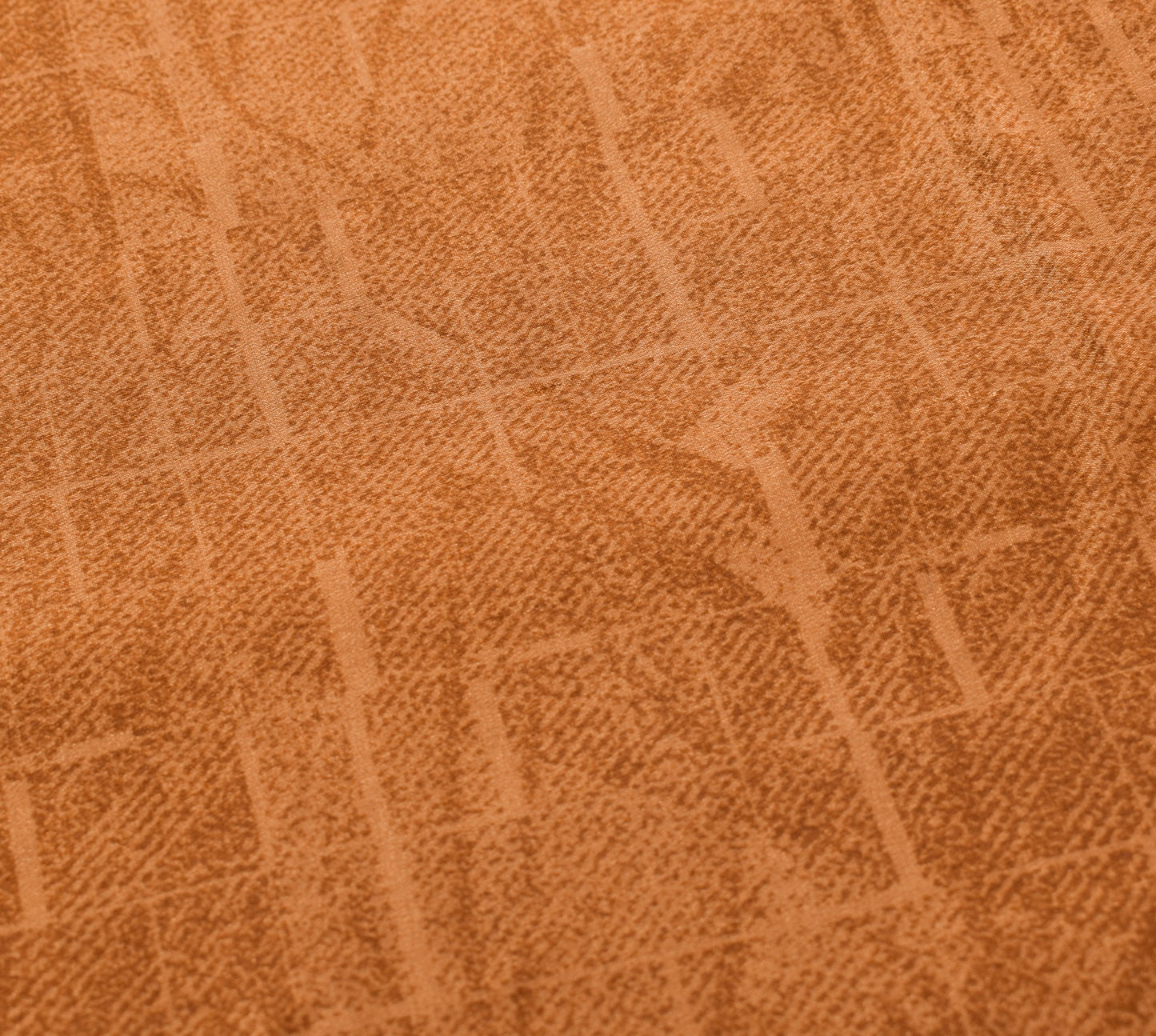 Sushila Vintage Brown Saree 100% Pure Chinnon Silk Printed 6Yd Soft Craft Fabric