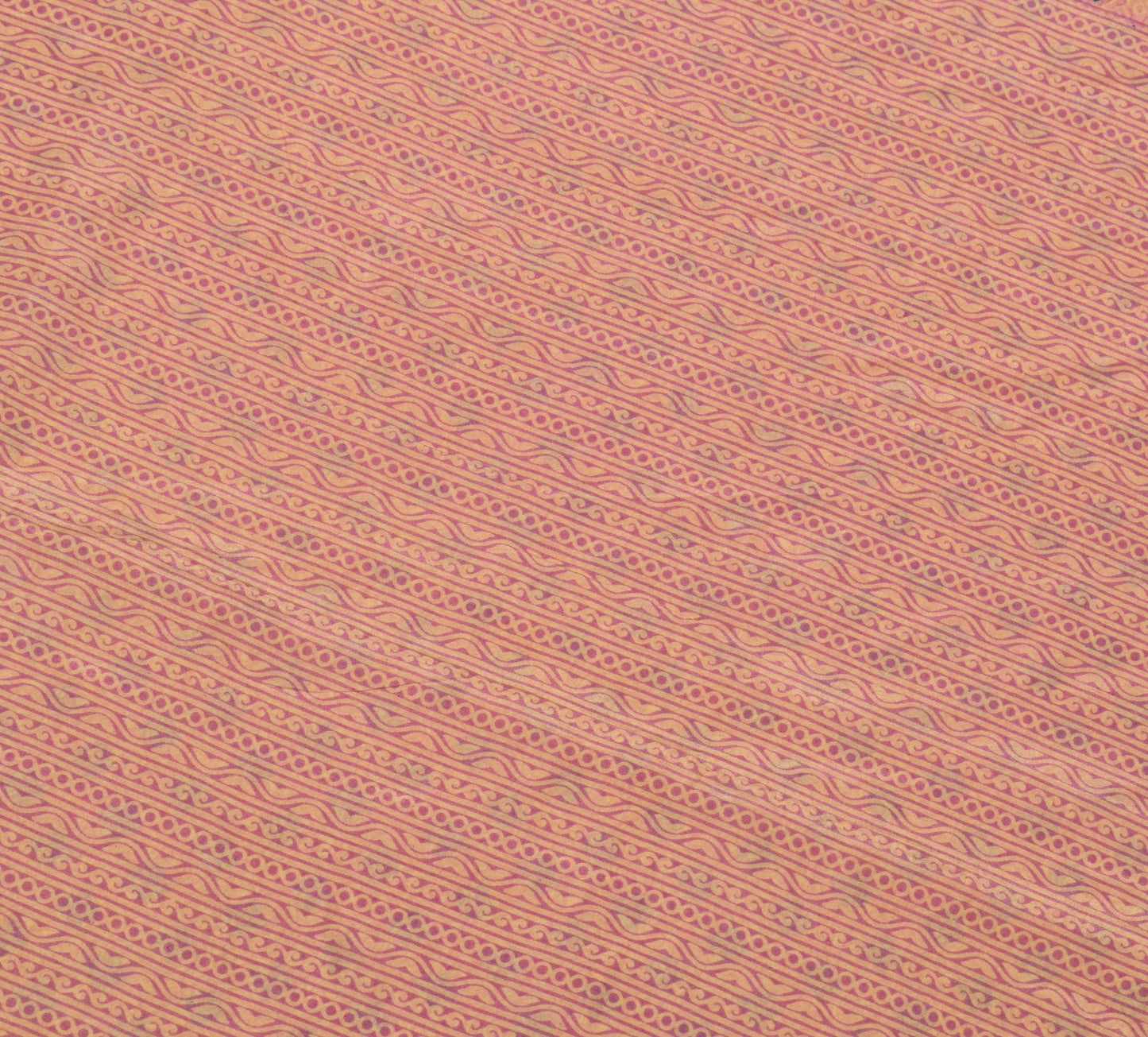 Sushila Vintage Mauve Saree 100% Pure Silk Printed Geomantic Soft Craft Fabric