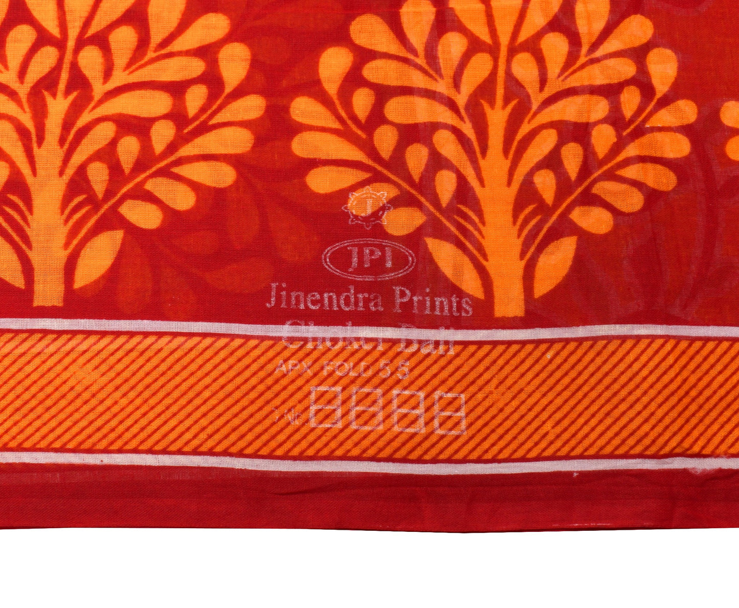 Sushila Vintage Red Floral Saree 100% Pure Cotton Printed DailyWear Craft Fabric