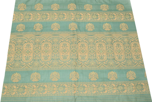 Sushila Vintage Handwoven Sari Remnant Scrap Multi Purpose Silk Craft Fabric