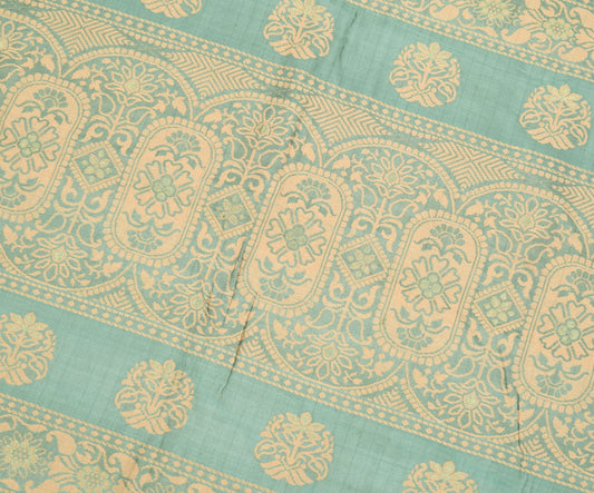 Sushila Vintage Handwoven Sari Remnant Scrap Multi Purpose Silk Craft Fabric