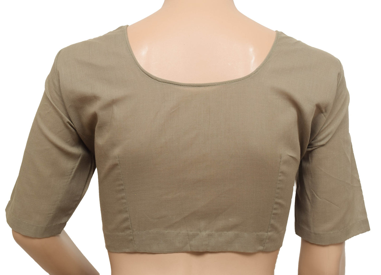 Vintage Readymade Stitched Sari Blouse Cotton Choli Cut Top Wear For Women 36
