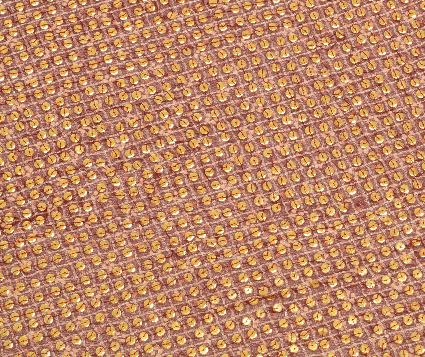 Sushila Vintage Maroon 100% Pure Cotton Dupatta Hand Beaded Sequins Long Stole