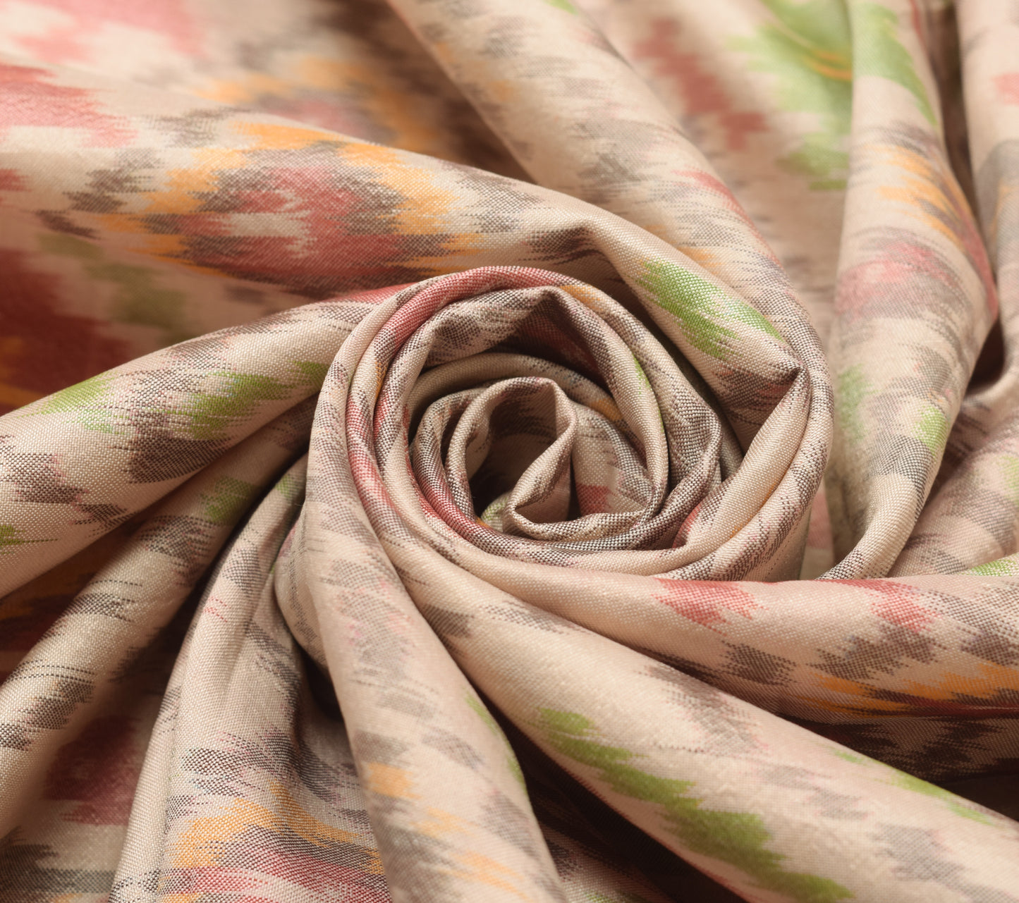 Sushila Vintage Hand Woven Ikkat Patola Dupatta 100% Pure Silk Soft Long Stole