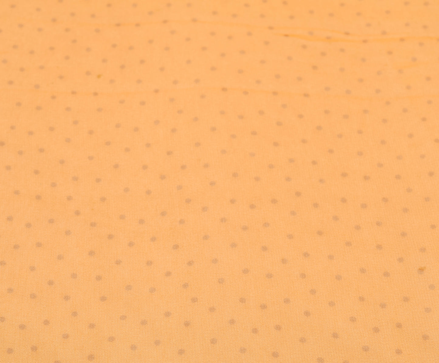 Sushila Vintage Mustard Dupatta Georgette Silk Polka Dot Printed Long Stole Wrap