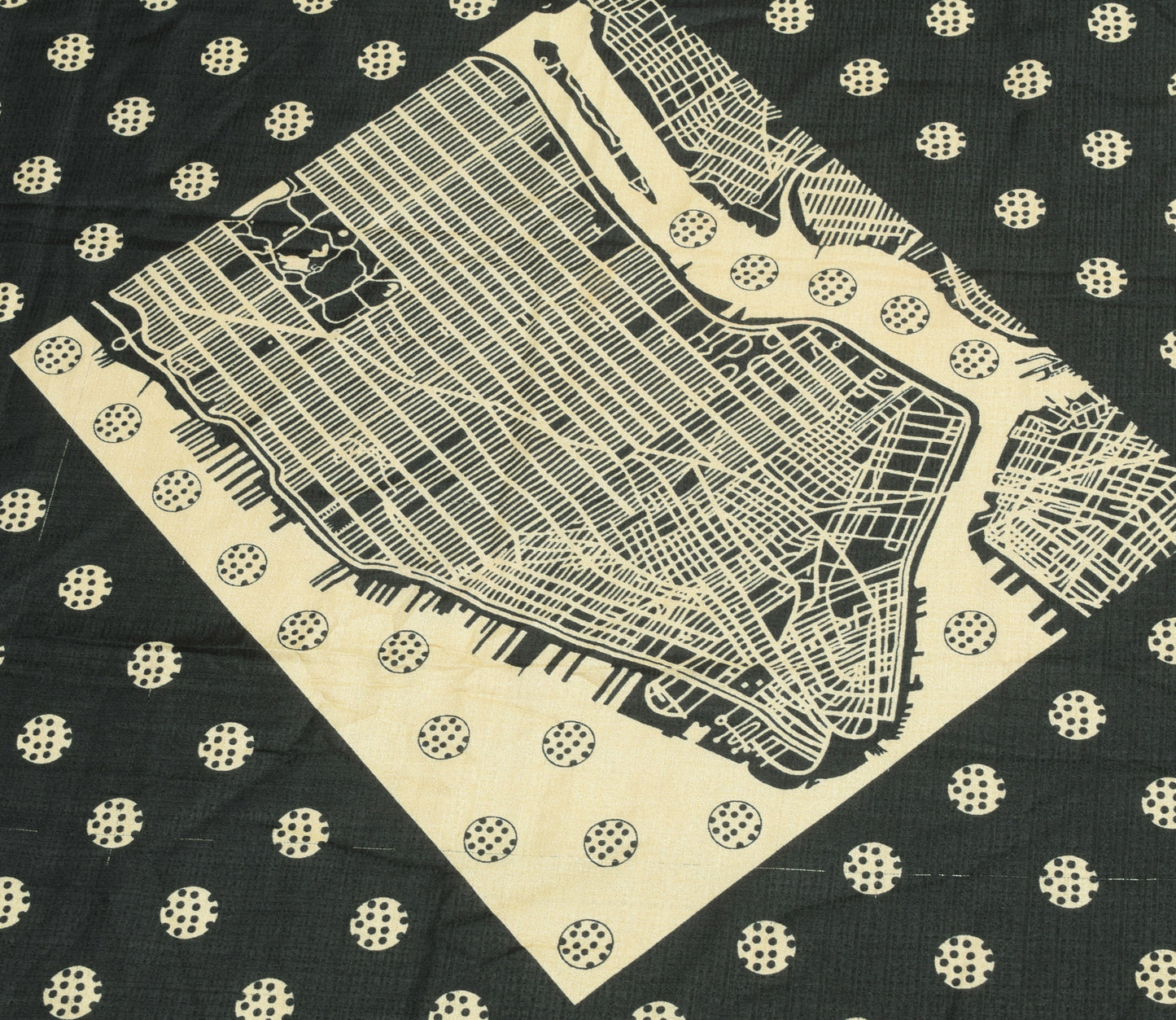 Sushila Vintage Black Art Silk Dupatta Printed & Woven Women's Long Stole Veil
