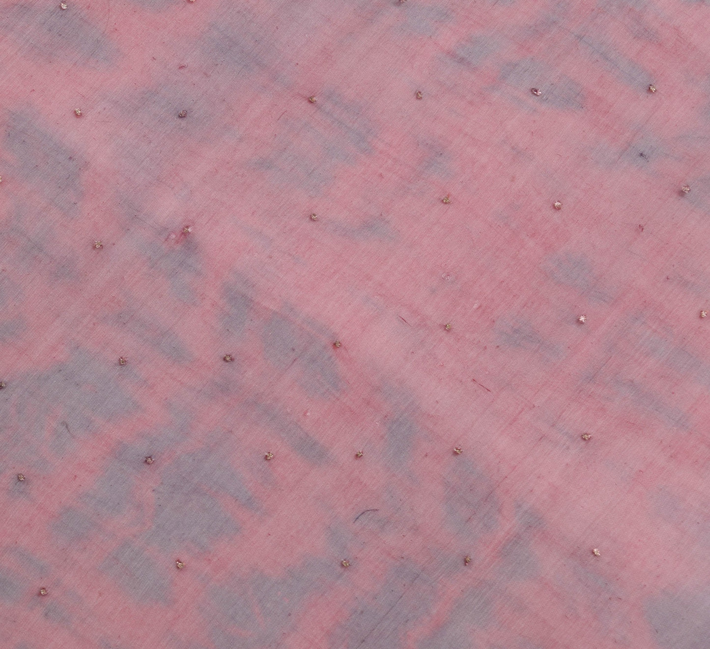 Sushila Vintage Maroon Tie-Dye Chiffon Silk Dupatta Hand Beaded Long Stole Wrap